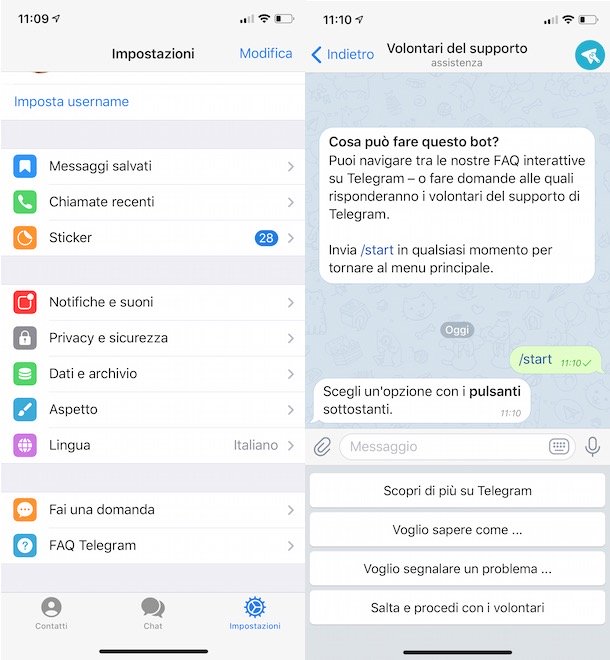 Preguntas frecuentes de Telegram